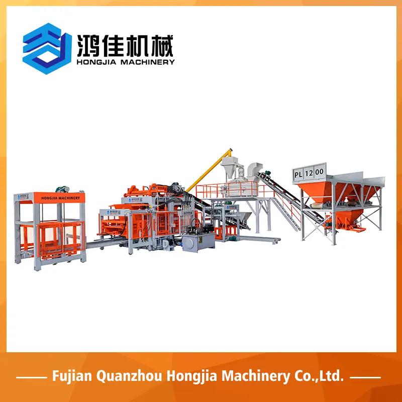 Fully Automatic Concrete Block Machine